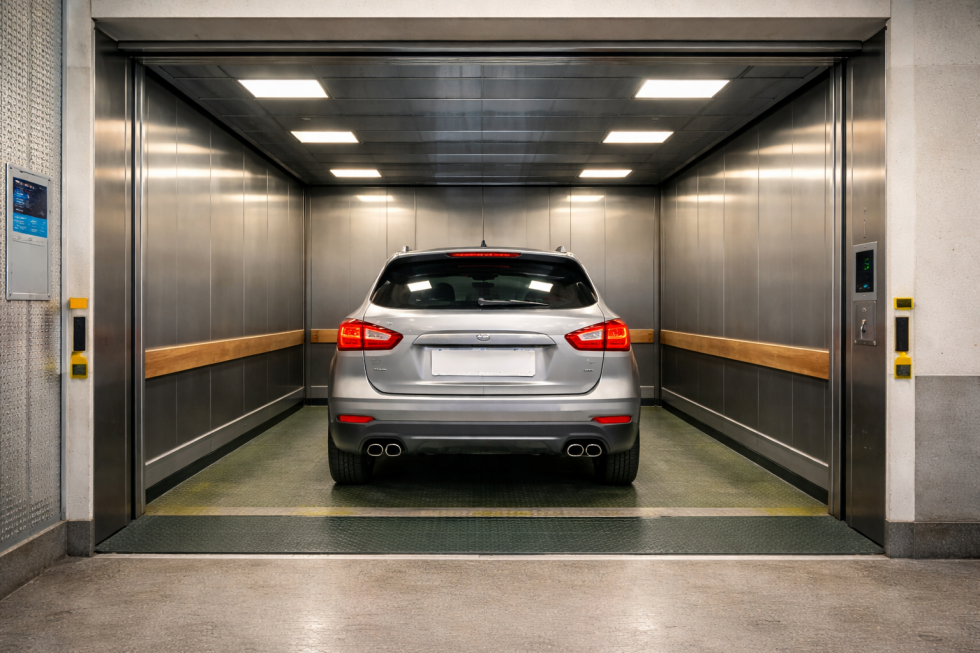 Thang máy ô tô hàng hóa